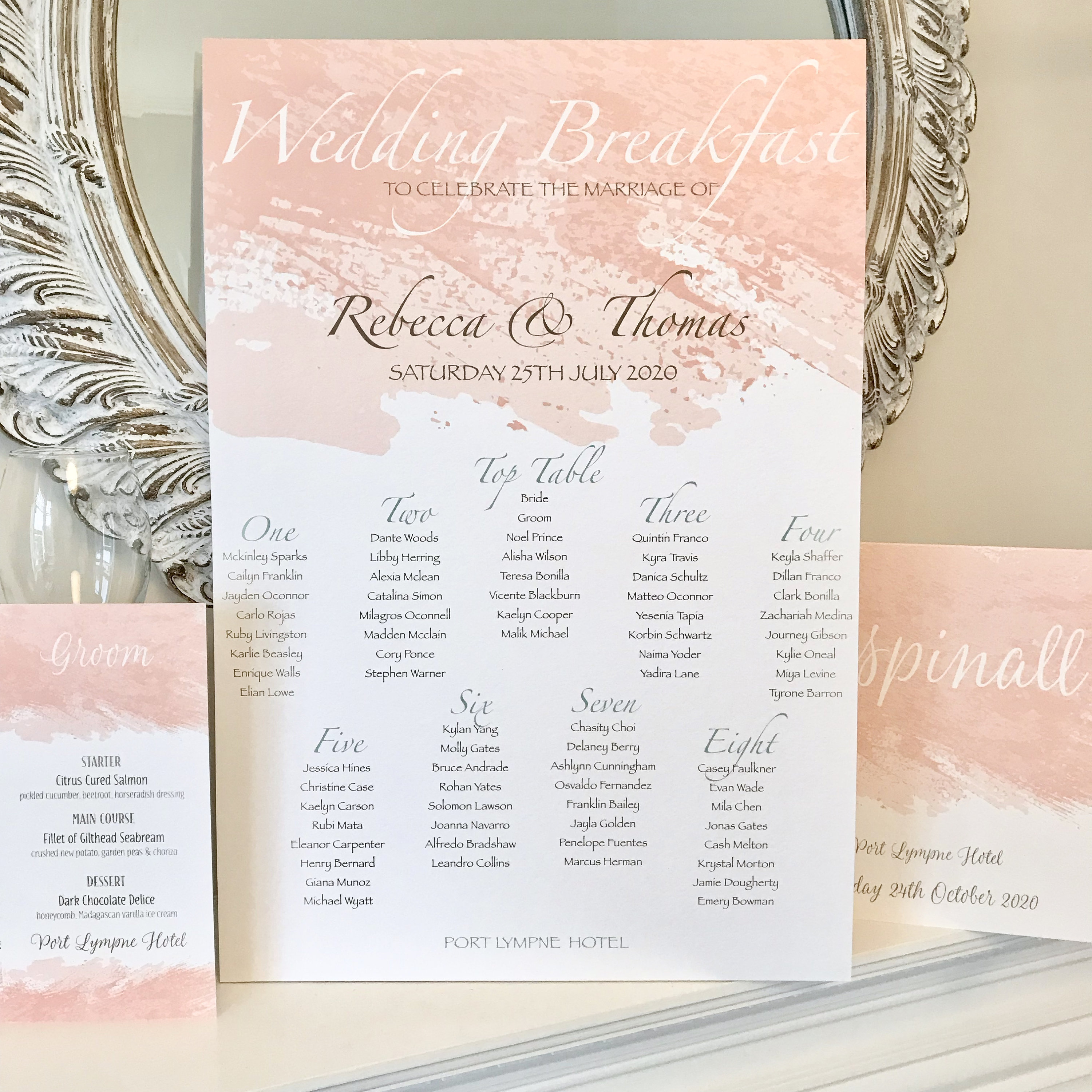 Wedding Seating Chart Minted