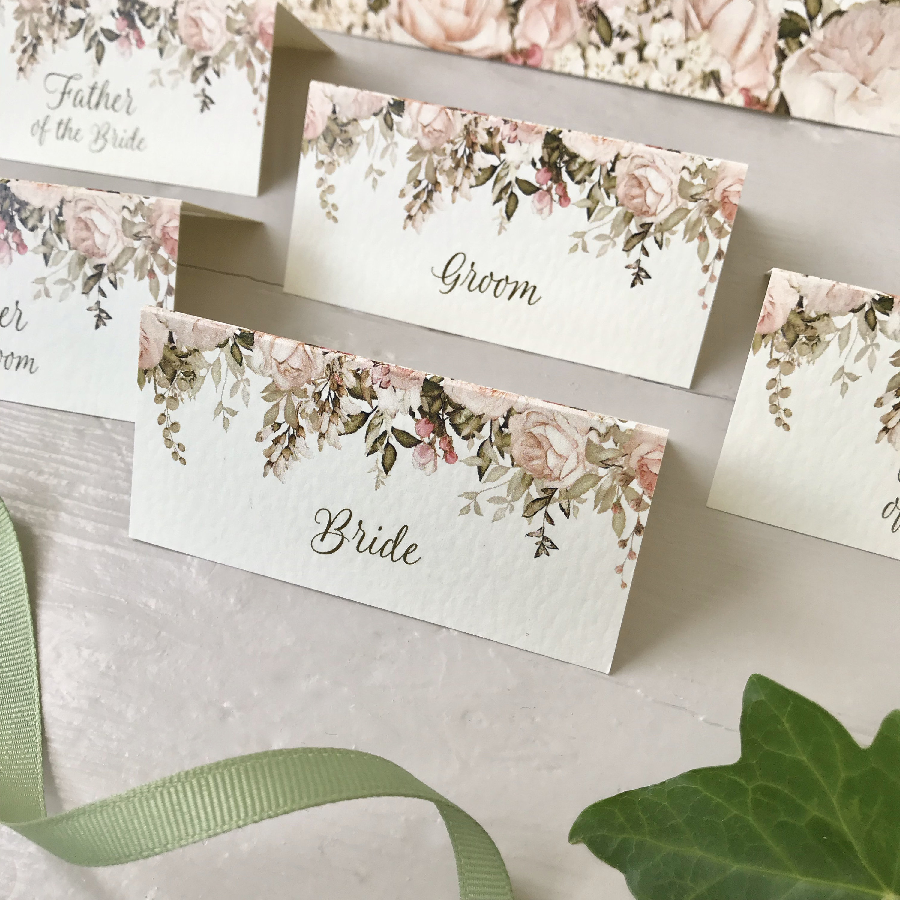 Make Your Own Wedding Name Place Cards BEST HOME DESIGN IDEAS