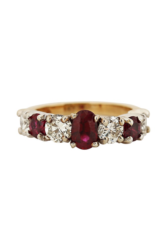 Ruby and Diamond Ring - image 1