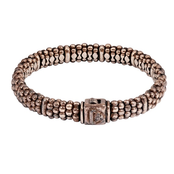 Lagos Silver X Pearl Caviar Bracelet - 05-80883-M7