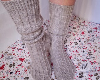 KNITTING PATTERN - Easy Socks Knitting Pattern, Simple Knit Socks Pattern, Socks Knitting Pattern, Cozy Thick Warm Socks Knitting Patterns