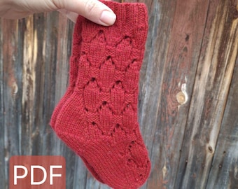 Baby Lace Socks Knitting Pattern: 1-Year-Old (PDF Pattern)