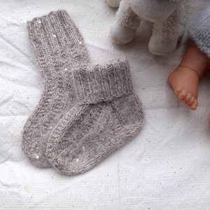 Baby Socks Wool Socks for Kids 3-6 months