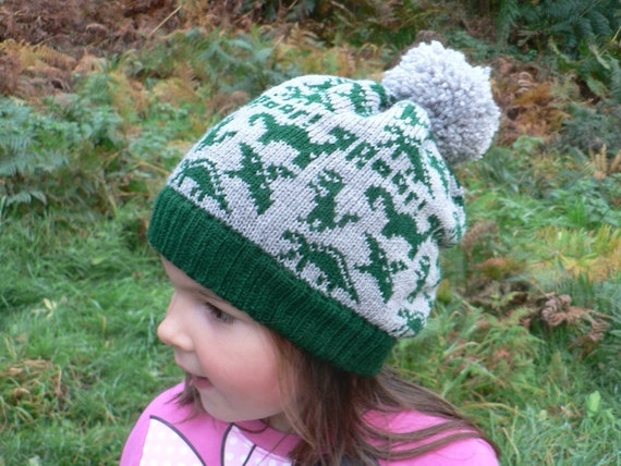 boys green bobble hat