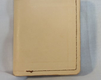 Card Wallet - Natural Vegetable Tanned leather