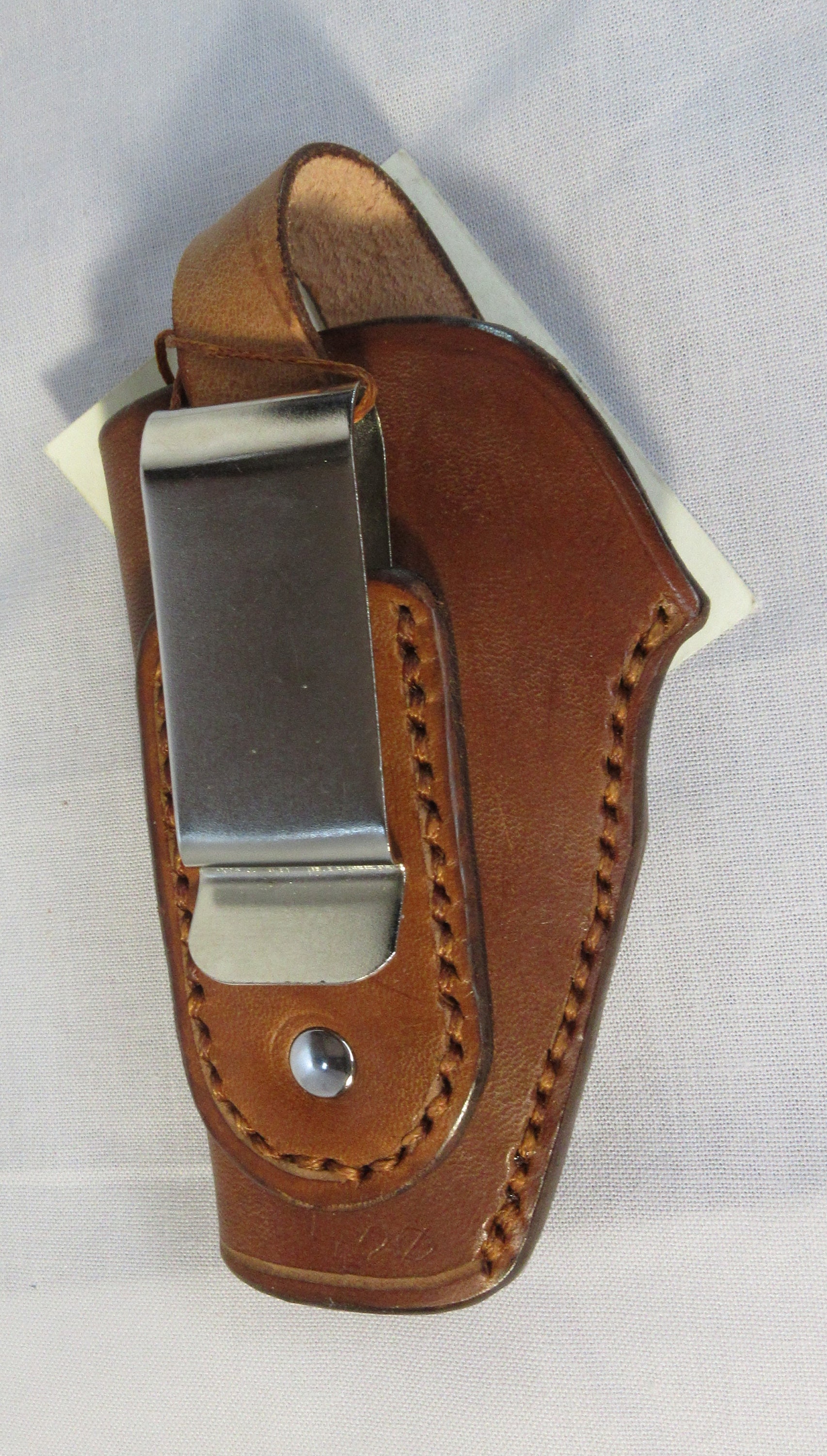 Leather Holster for a North American Revolver 22 Cal, Spanish Brown