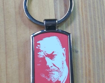 Keyring featuring a portrait of John Peel