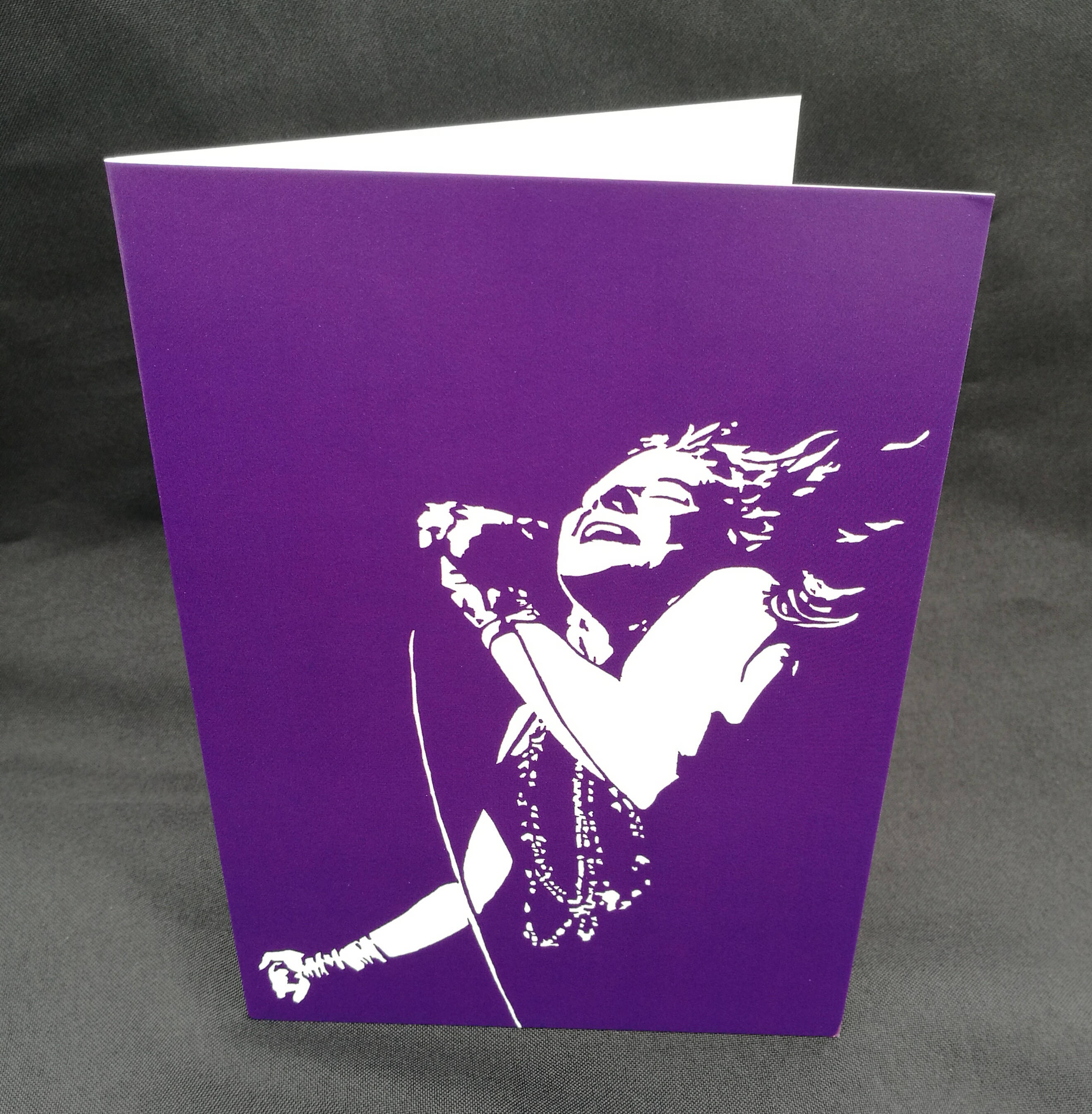 Janis Joplin greeting card Etsy
