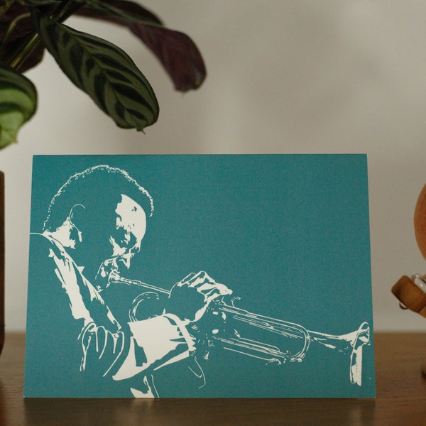 Miles Davis greeting card