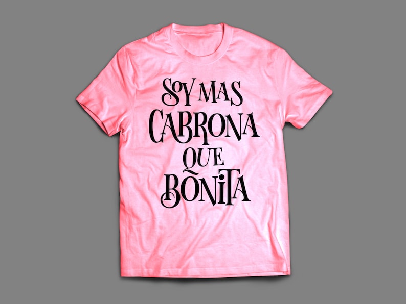 Soy Mas Cabrona Que Bonita SVG/PNG/DXF Cutting File for Cricut Etsy