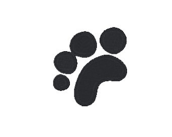 Dog Paw Print Embroidery Design – Machine Embroidery Pattern (Digital Download)