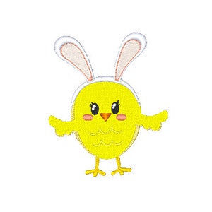 Easter Bunny Chick digital embroidery file-Machine Embroidery File-Embroidery Pattern-Digital Embroidery Pattern