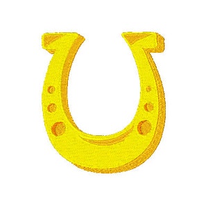 Lucky Horseshoe digital embroidery file- Saint Patrick's Day Machine Embroidery File-Embroidery Pattern-Digital Embroidery Pattern