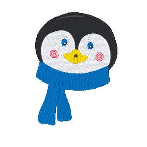 Penguin digital embroidery file-Machine Embroidery File-Embroidery Pattern-Digital Embroidery Pattern