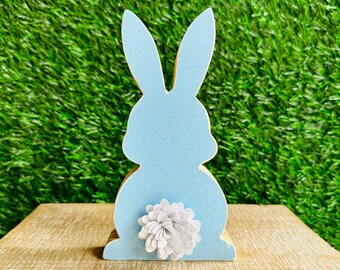 Easter Table Decor - Wooden Bunny - Rabbit Lover Gift - Bunny Figurine