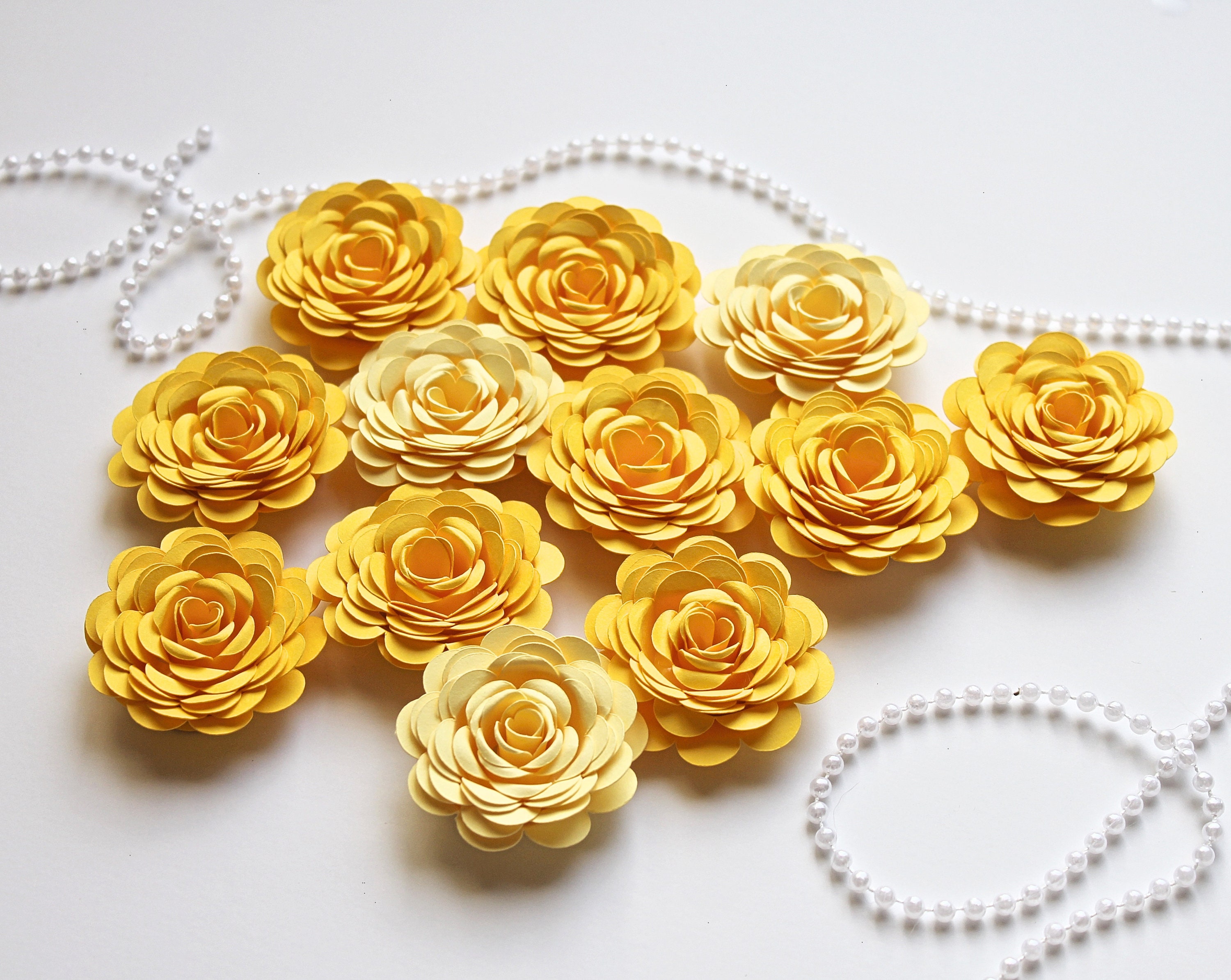 Bulk Paper Flowers Small Paper Flowers Loose Paper Flowers Etsy