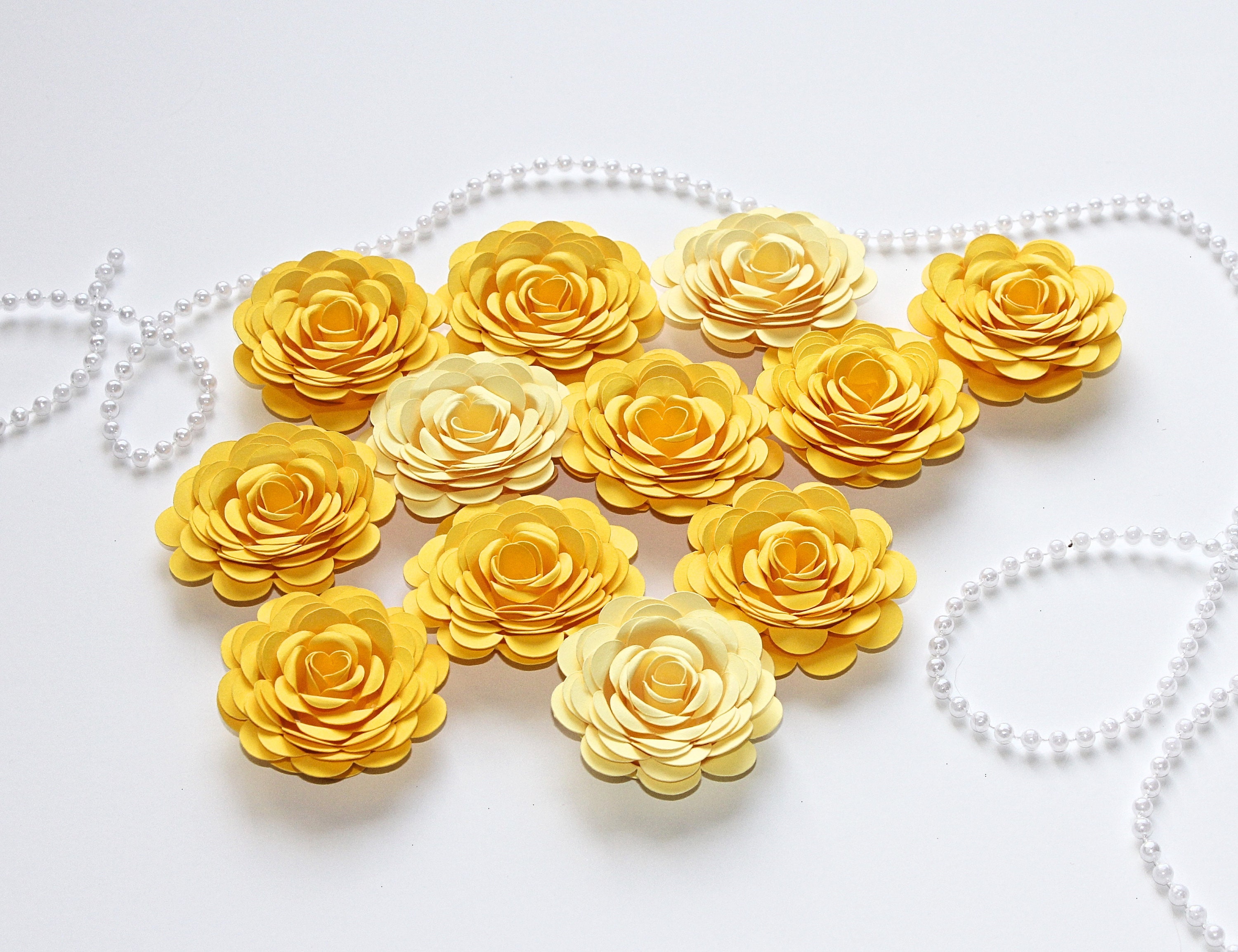 Bulk Paper Flowers Small Paper Flowers Loose Paper Flowers Etsy