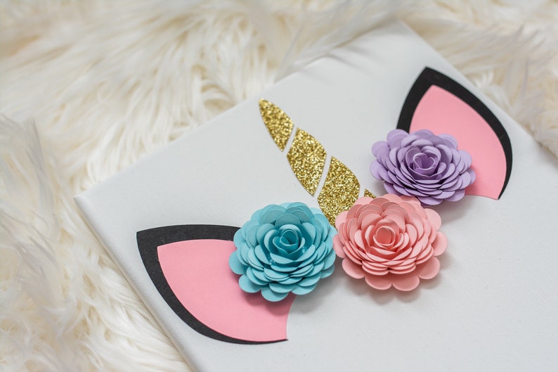 Unicorn Wall Art Personalized Unicorn Canvas Unicorn Gifts Etsy