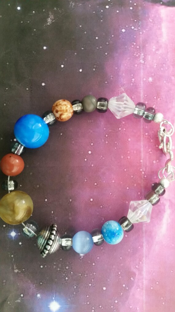etsy solar system bracelet