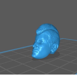 3D Printable Headsculpt .STL For 1/6 Scale Gi Joe Zarana Inspired Punk Girl for 3d Printing