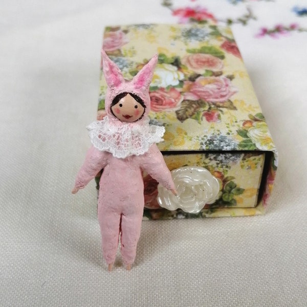 Tiny Bunny Art Doll