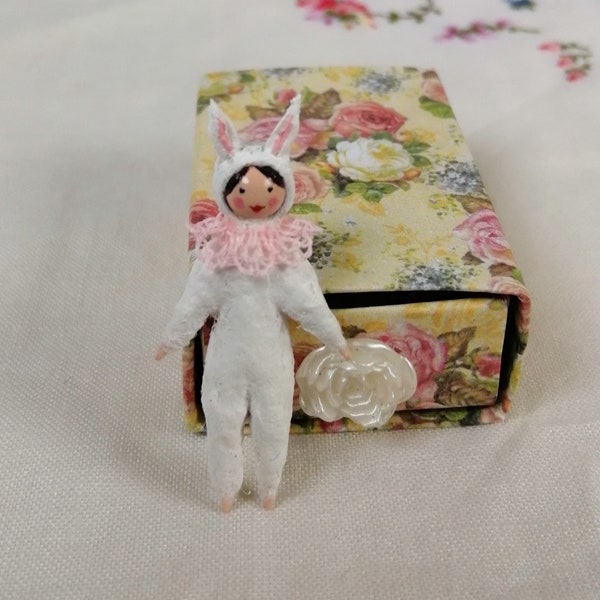 Tiny Bunny Art Doll