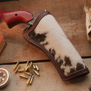 Leather Holster For Heritage Rough Riders Hair On