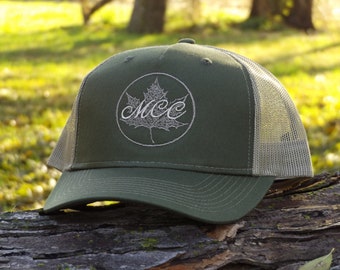 Maple Creek Cutlery Logo Trucker Hats Camo Realtree