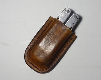 Leatherman Super Tool 300 Custom Leather Holster Pouch Tool Belt Pouch