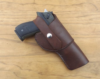 Leather Holster For GSG ATI Firefly Sig Mosquito Taurus tx22 Hand Made Genuine Leather
