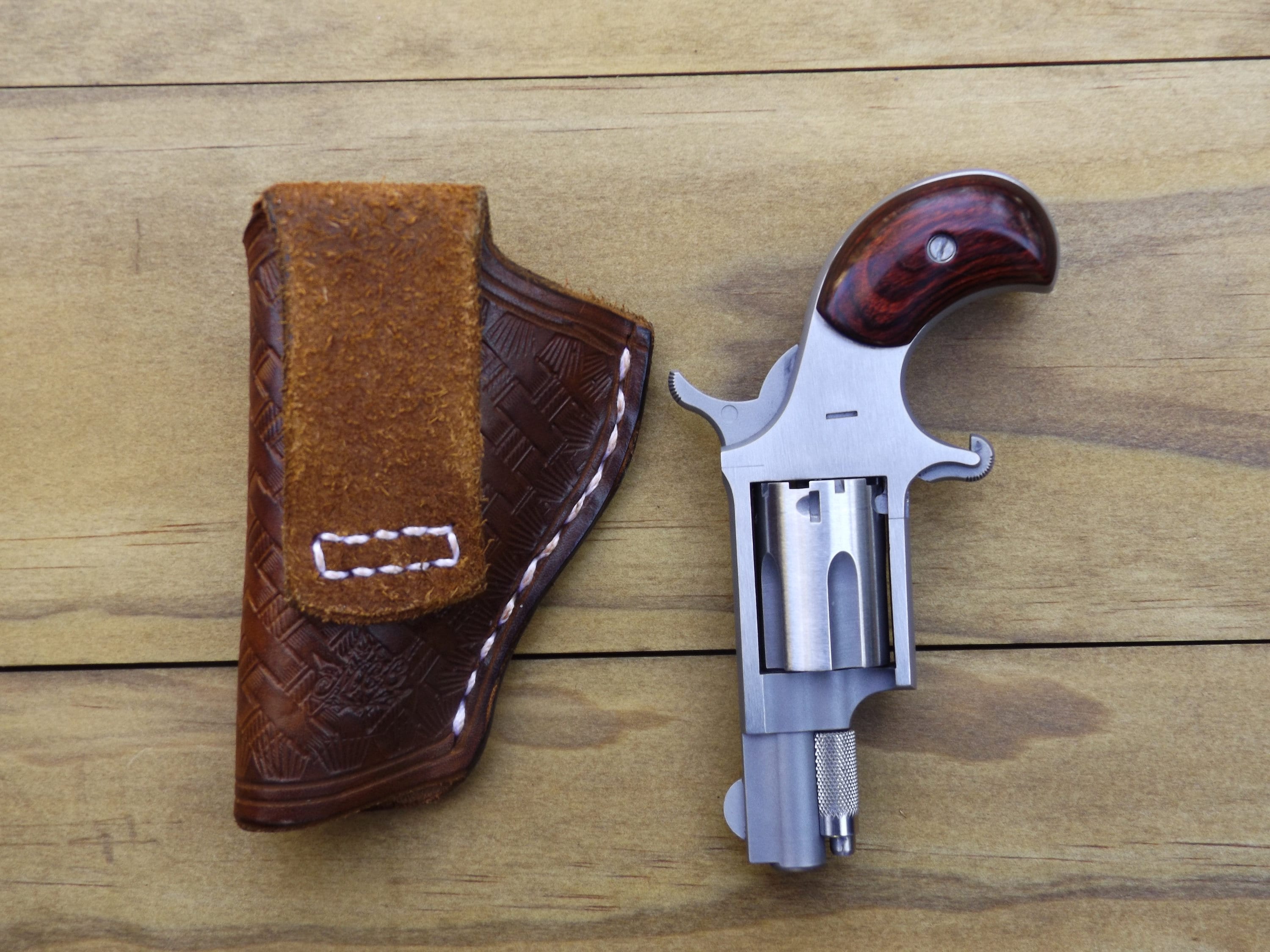 Leather Holster For North American Arms Mini Revolver 22lr Etsy Polska