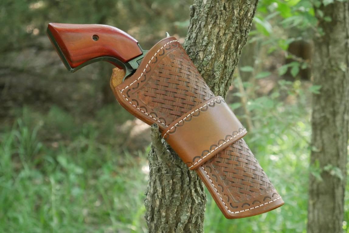 Revolver .22lr Holster Heritage Rough Rider Quick Draw Hand Etsy