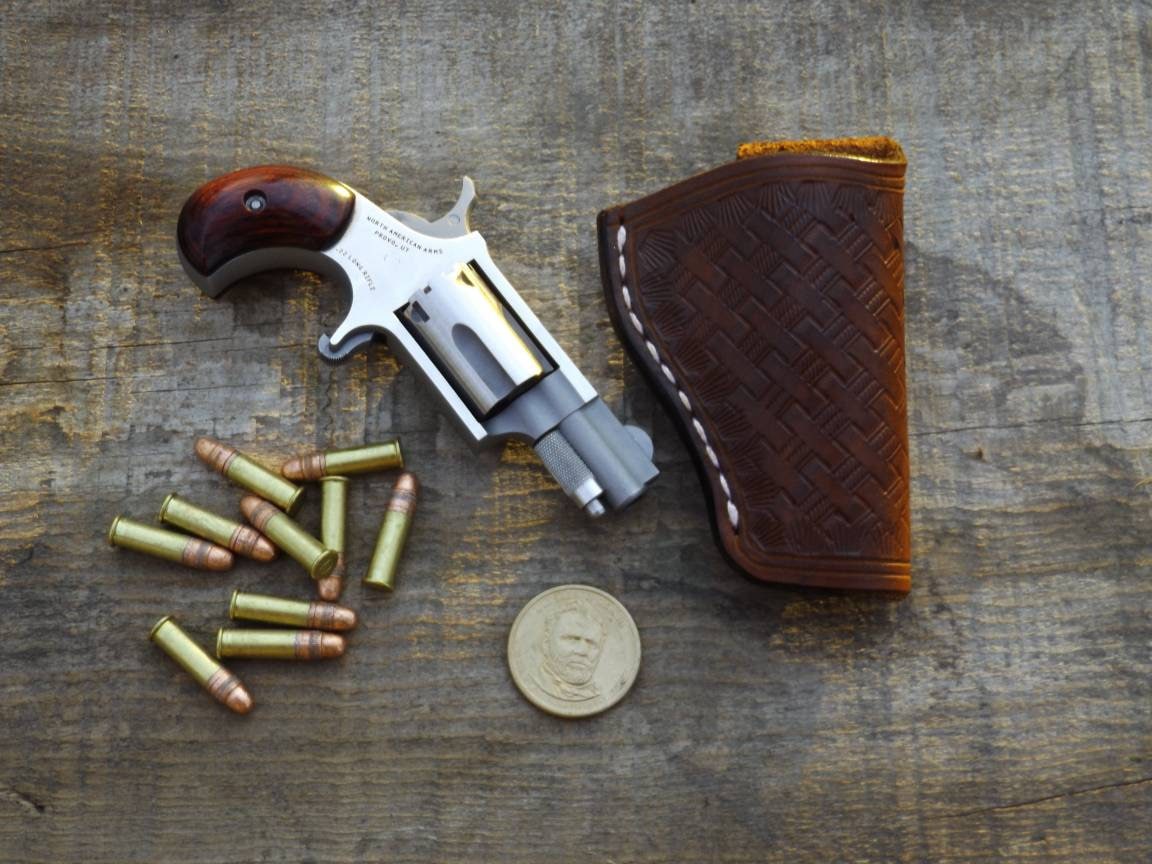 North American Arms Inside-the-Pants Leather Holster Brown - HIP-L-BR For Mini Revolvers