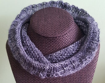 Studded Mail Knit Neckwarmer
