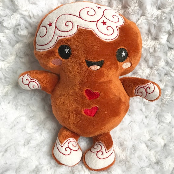 gingerbread man cuddly toy
