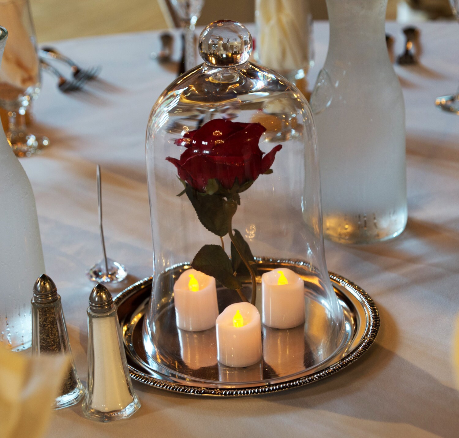 Beauty and the beast centerpieces deals