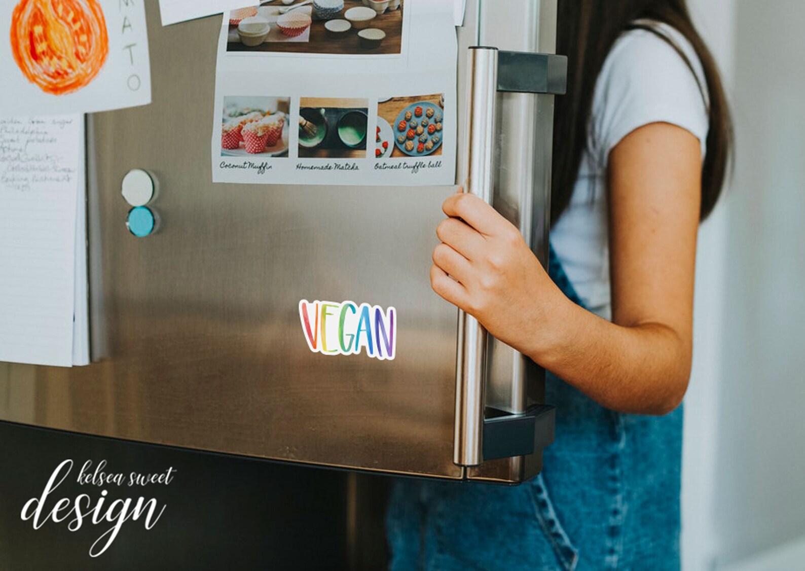 Small Vegan Fridge Vegan Kitchen Gift Vegan Car Etsy