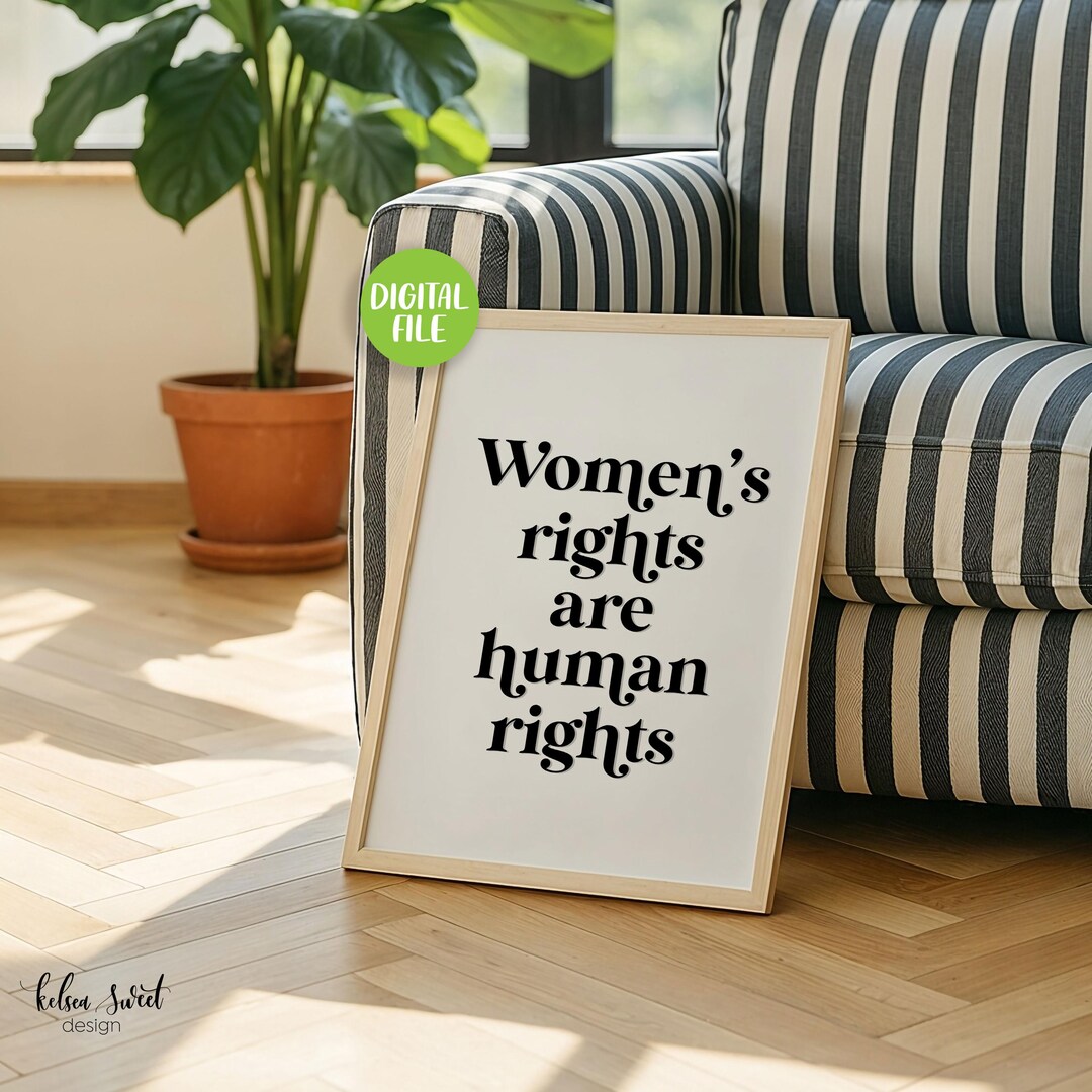Women's Rights Are Human Rights, Revolution, Printable, Feminist ...
