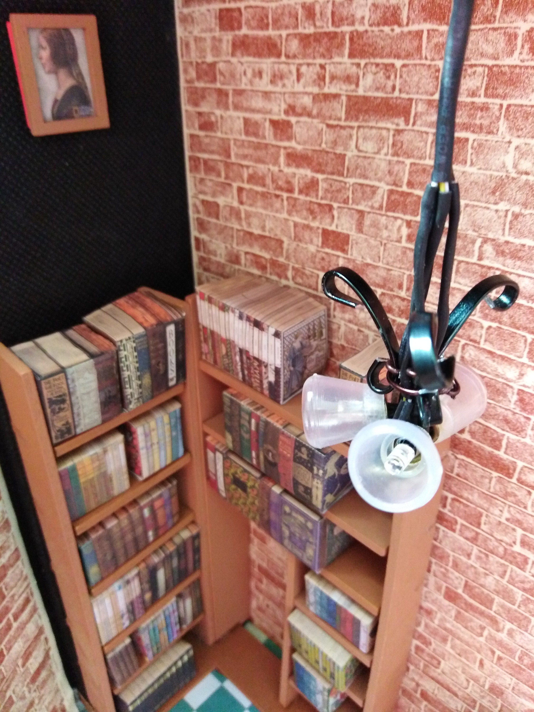 Book Nook Diorama bookshelf insert Etsy