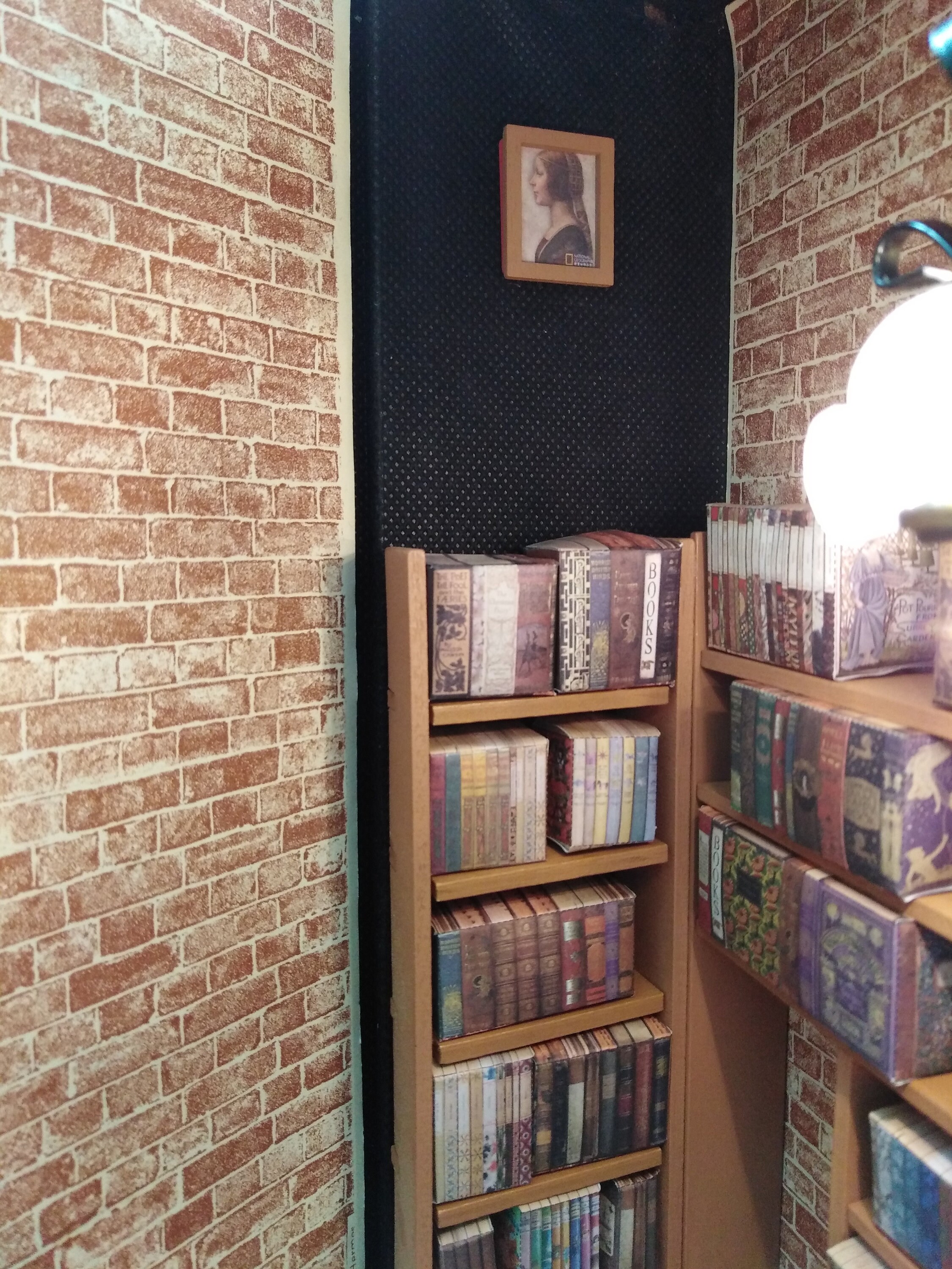 Book Nook Diorama bookshelf insert Etsy