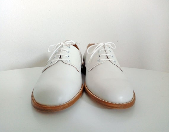 Witte schoenen handgemaakte brogues | Nederland