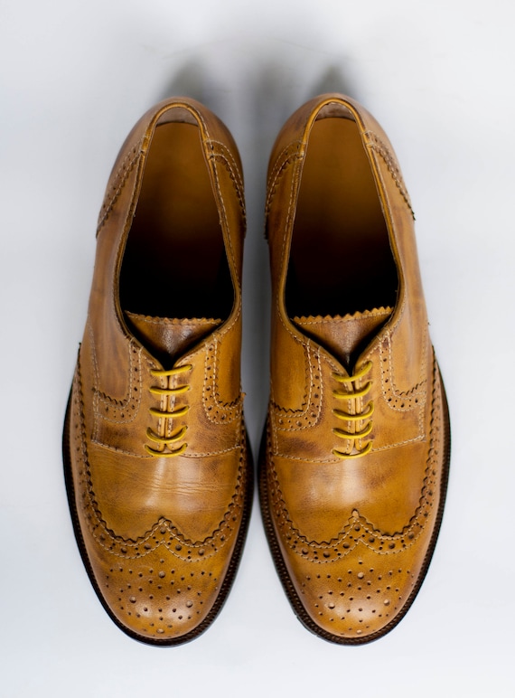 Yellow brogues sale