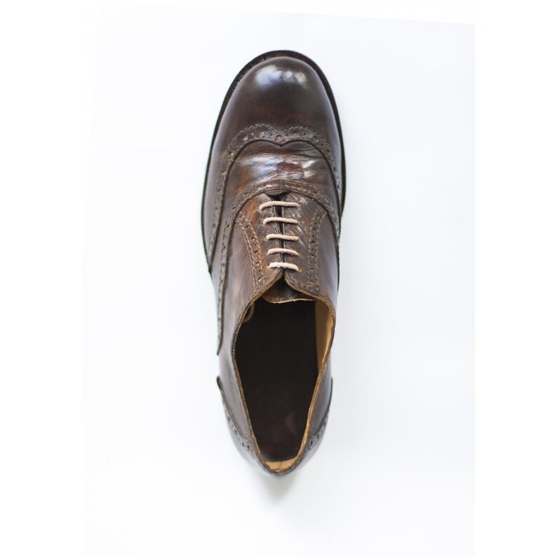 Oxfords mens shoes-Handmade shoes Oxford shoes-custom shoes-mens shoes-leather shoes men-brown shoes-mens oxfords-mens shoes-wingtips image 1