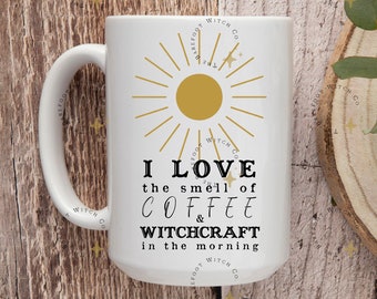 Witchy Coffee Mug | Spiritual Esoteric Mystical Magical Gift Idea | Coffee and Witchcraft |