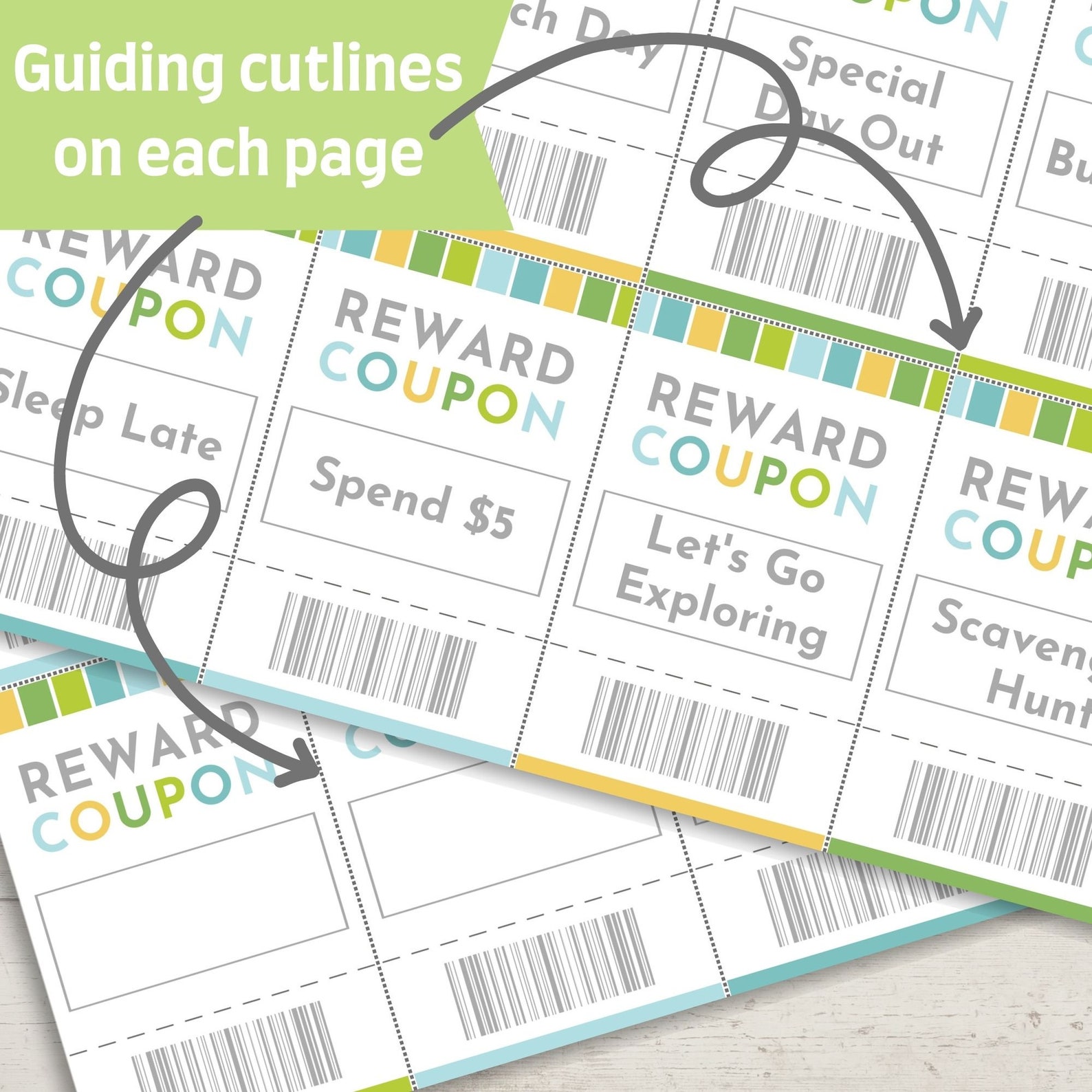 Reward Coupon Set Printable Chore Incentives School Reward | Etsy
