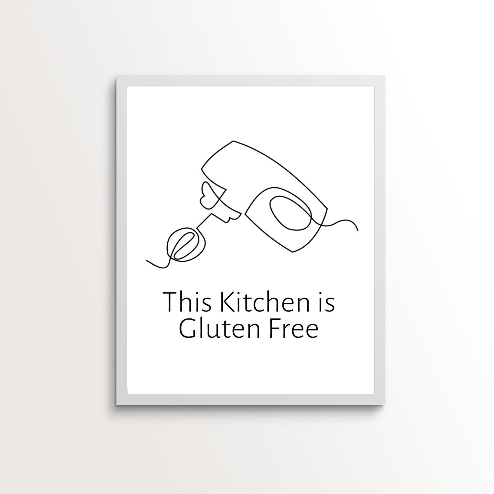 This Kitchen is Gluten Free, Gluten Free Printables, Celiac Poster ...