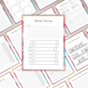Printable Reading Planner, Book Club Ideas, Online Reading Group, PDF Reading Tracker, Book Journal, Reading Journal, Book Club Printables