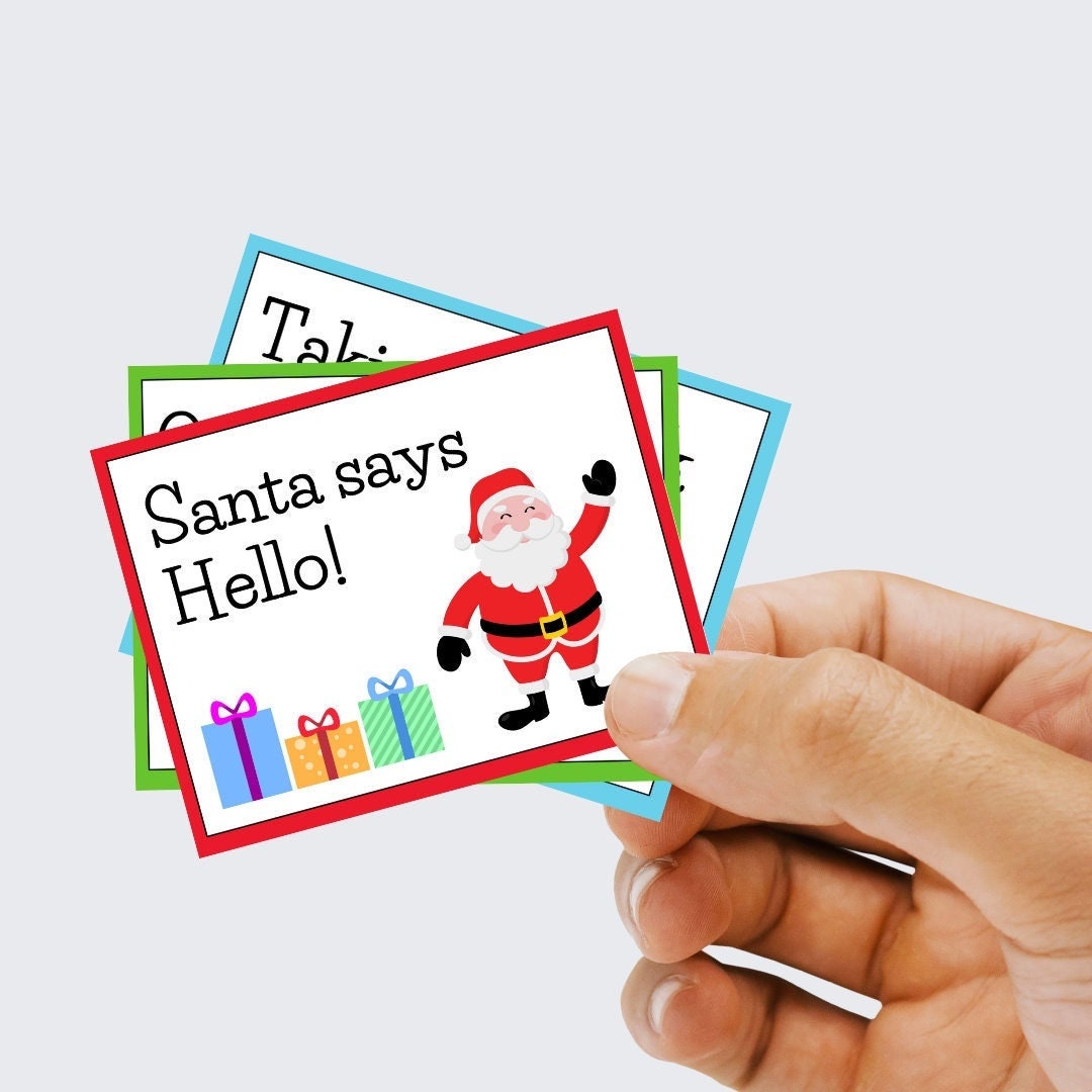 Elf Notes Printable Christmas Elf Ideas Elf Kit Elf Etsy