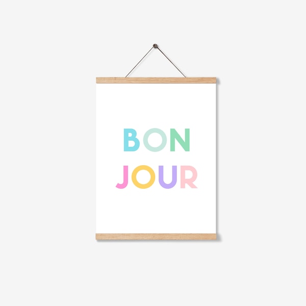French Word Art Etsy