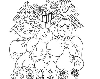 Animal Crossing Coloring Pages New Horizons - Printable Coloring